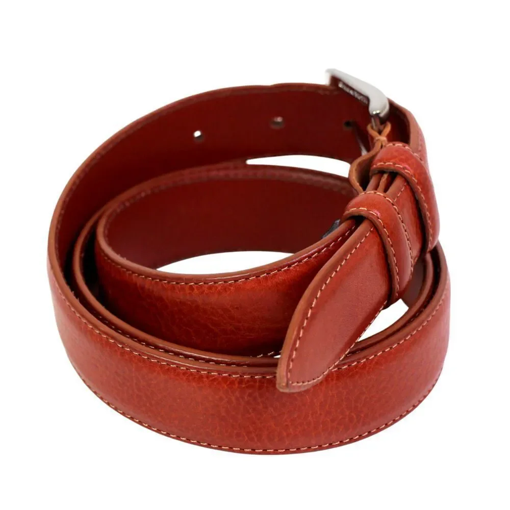 Handmade Italy BROWN REAL LEATHER 1 1/8